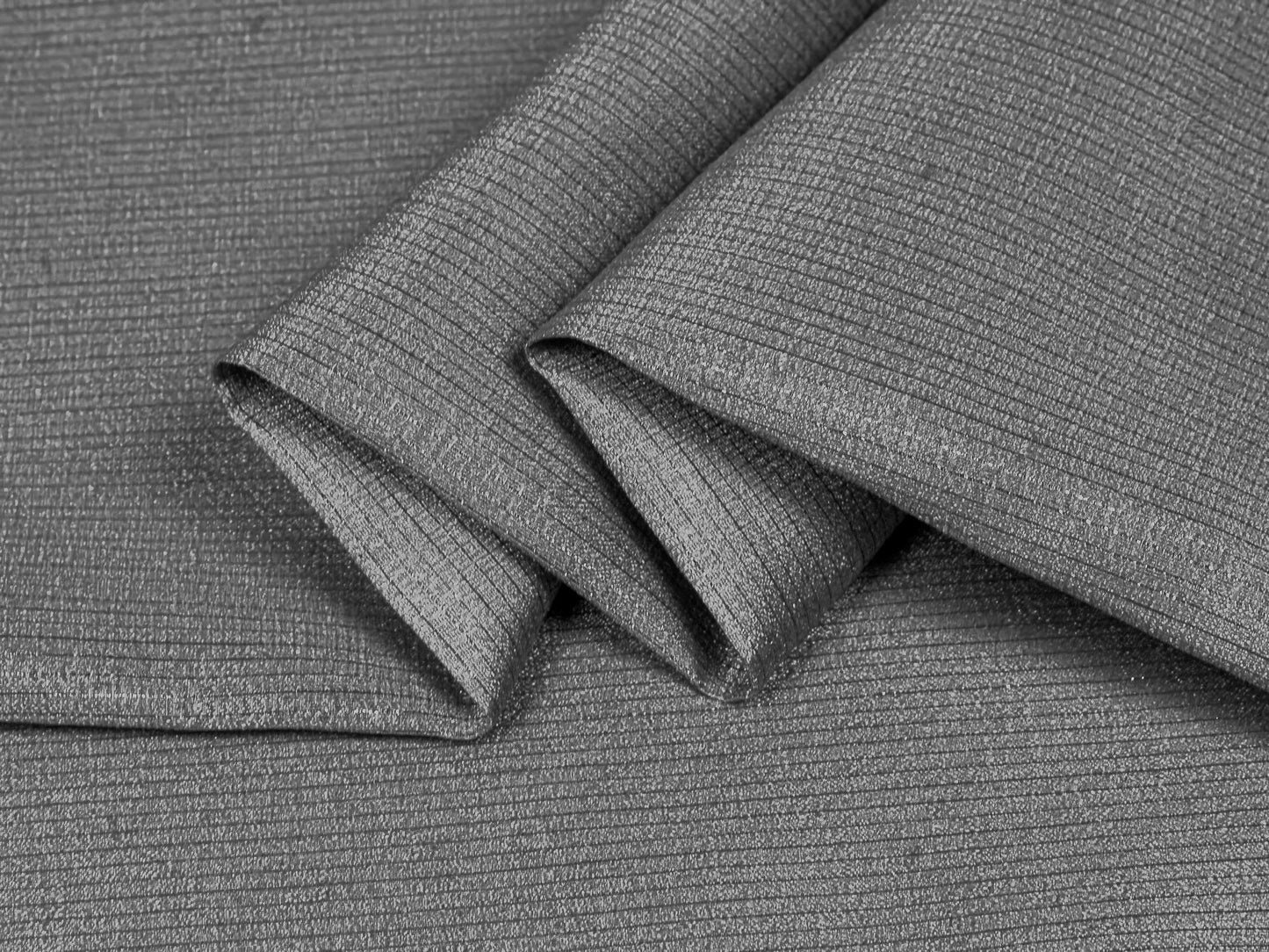 Kavier Metallic Granite Grey 58" Fabric