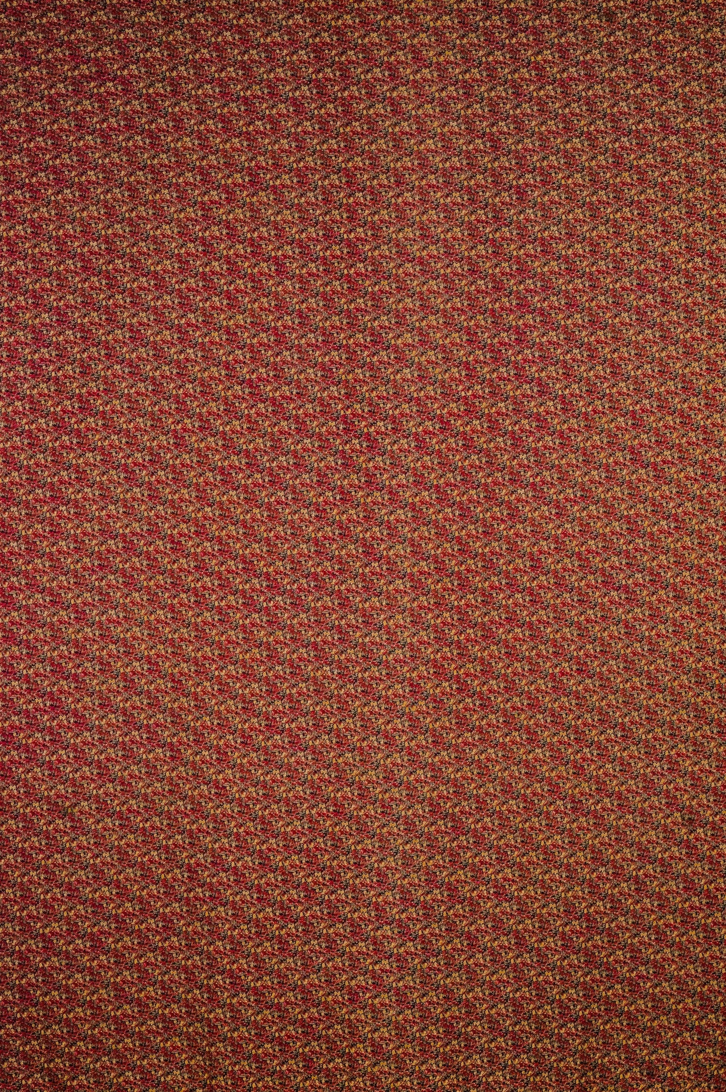 Imported Georgette Floral Garden Red 58" Fabric