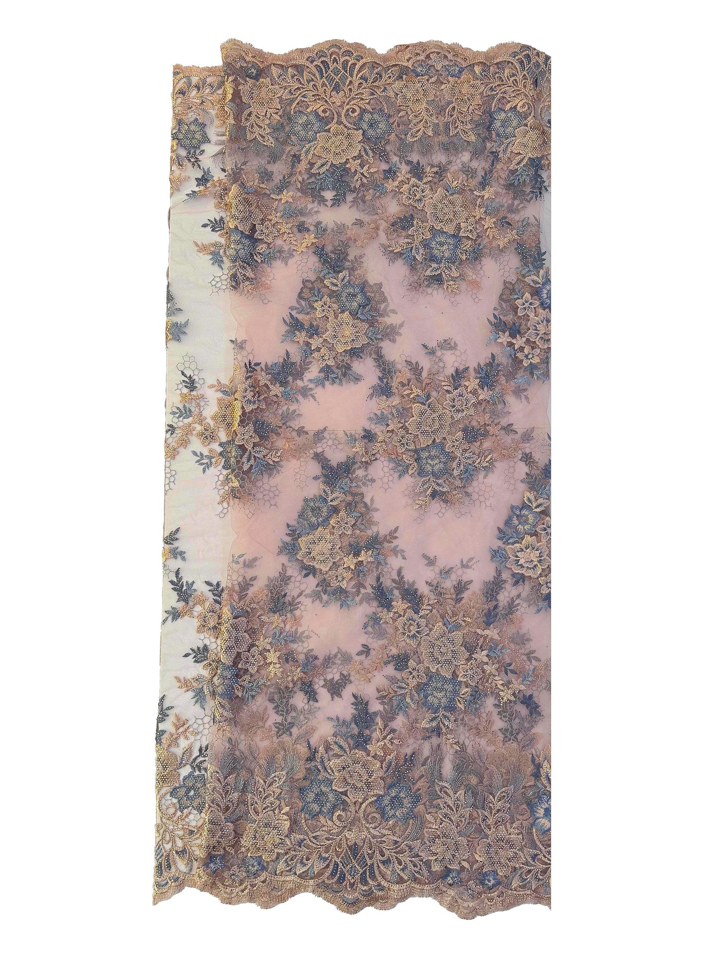 Honey Floral Lace Pink 54" Fabric