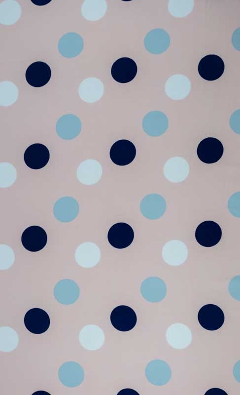 Candy Printes Polka Dotted Peach Fabric