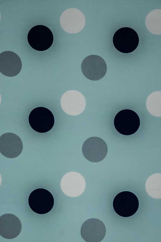 Candy Printes Polka Dotted Blue Fabric