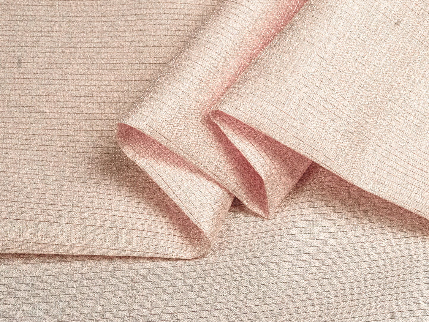 Kavier Metallic Baby Pink 58" Fabric