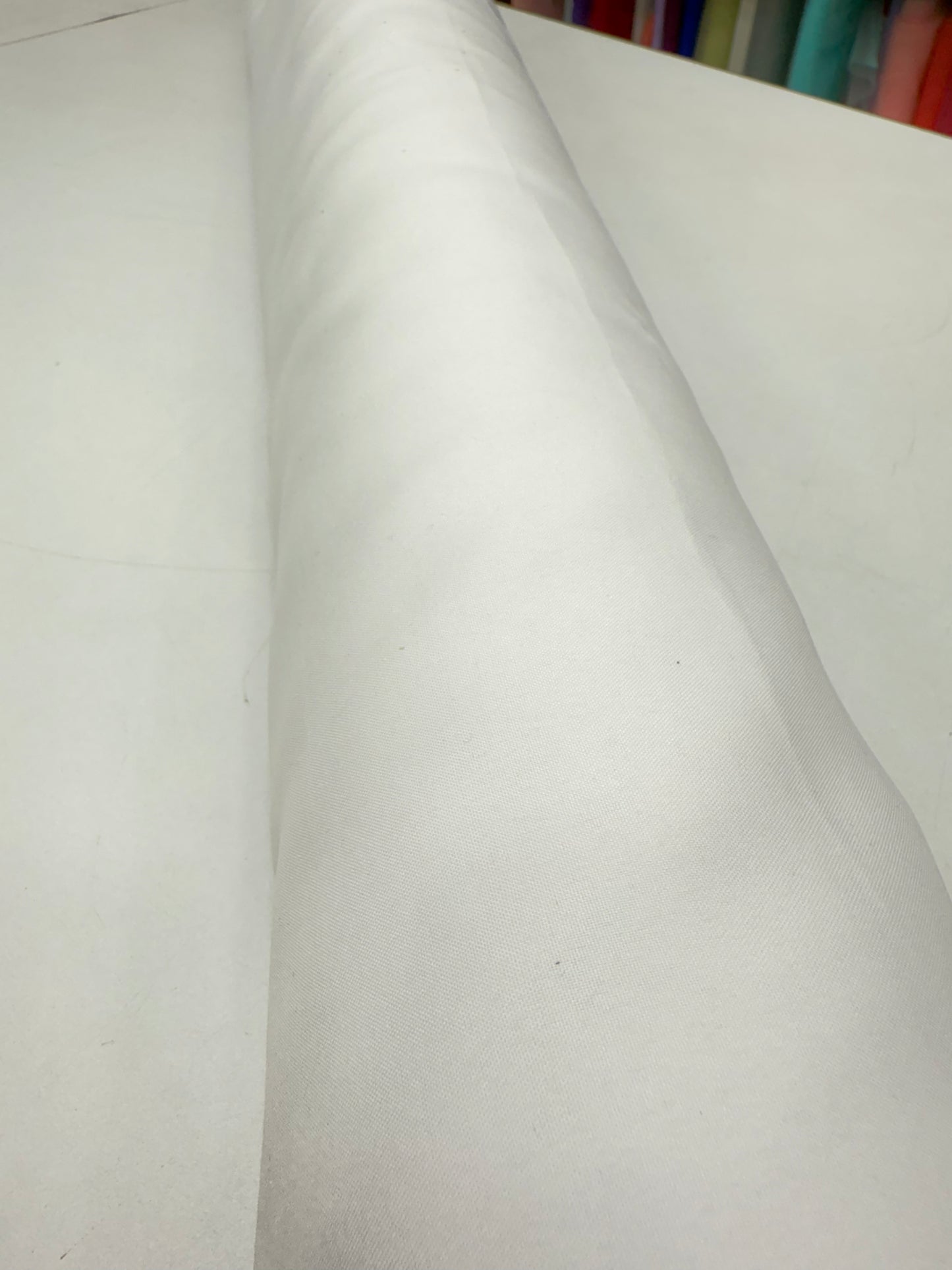 White Polyester 36" Fabric