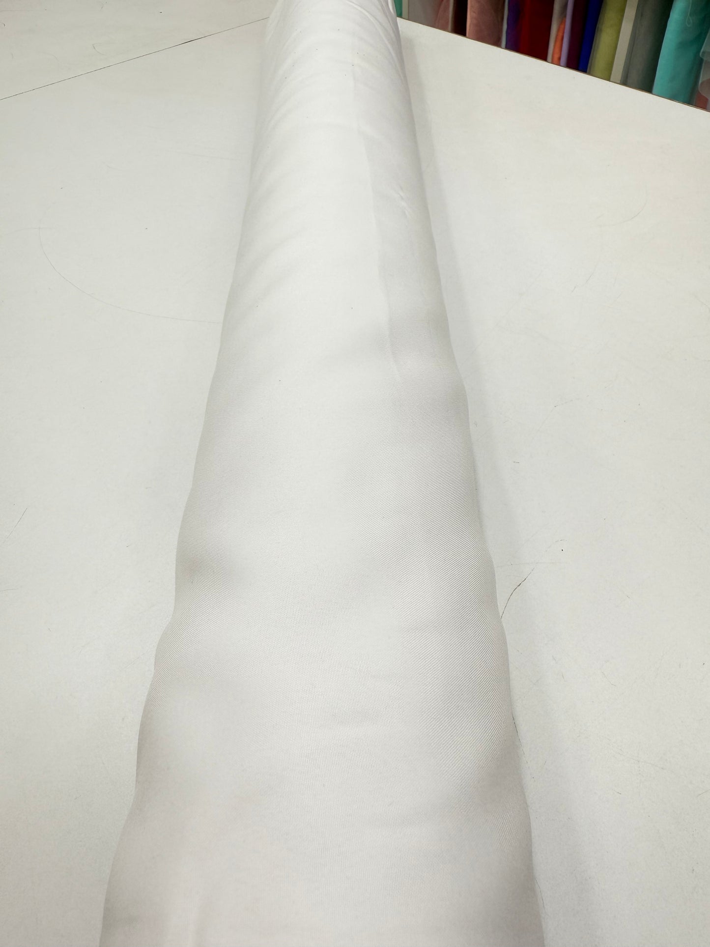White Polyester 36" Fabric