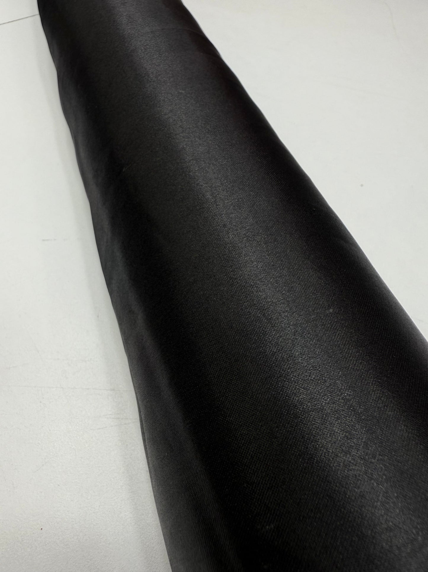 Black Plain Satin 44" Fabric