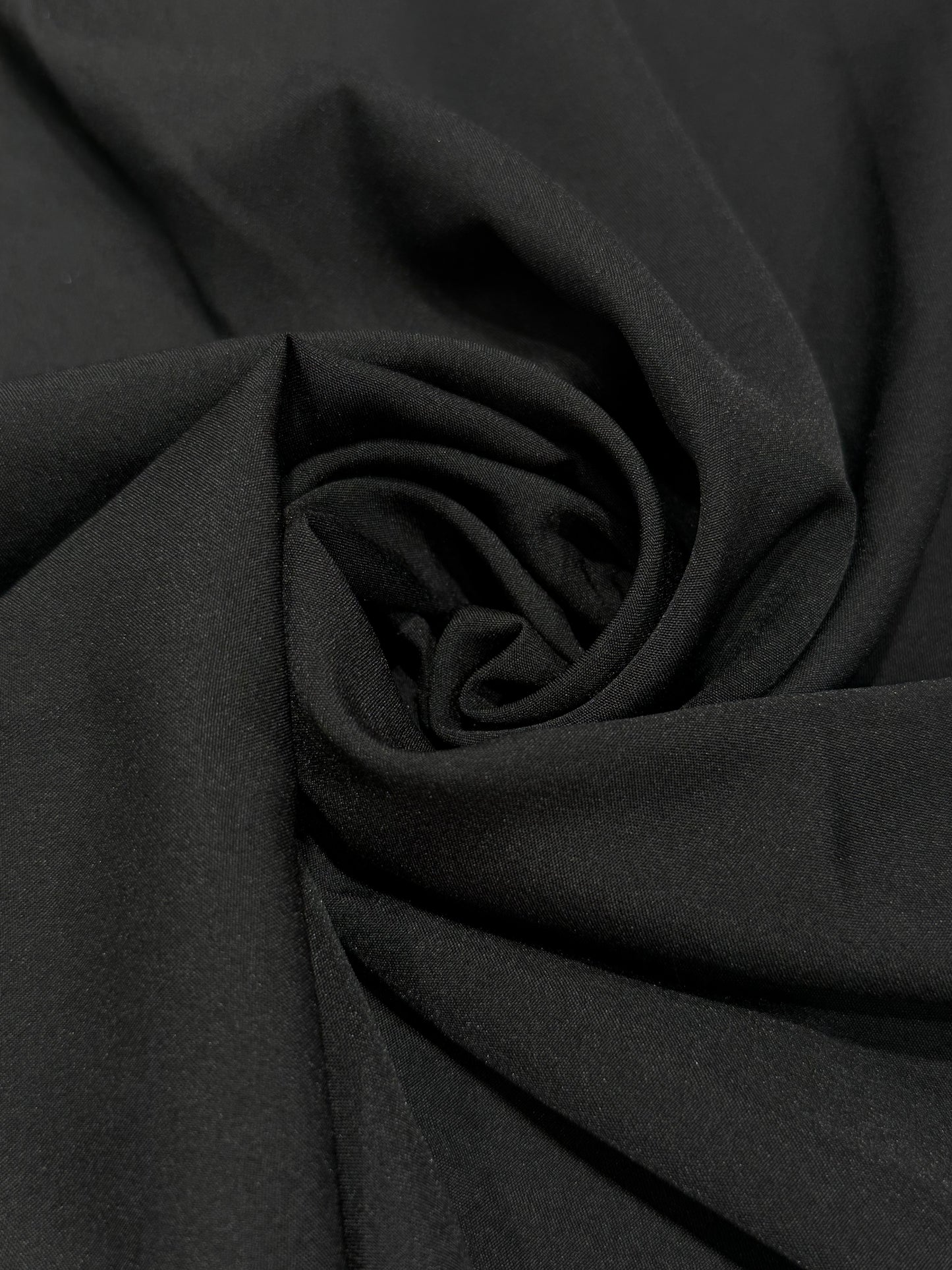 Black Butter Crepe 44" Fabric