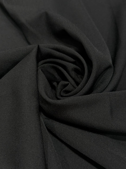 Black  Butter Crepe 44" Fabric