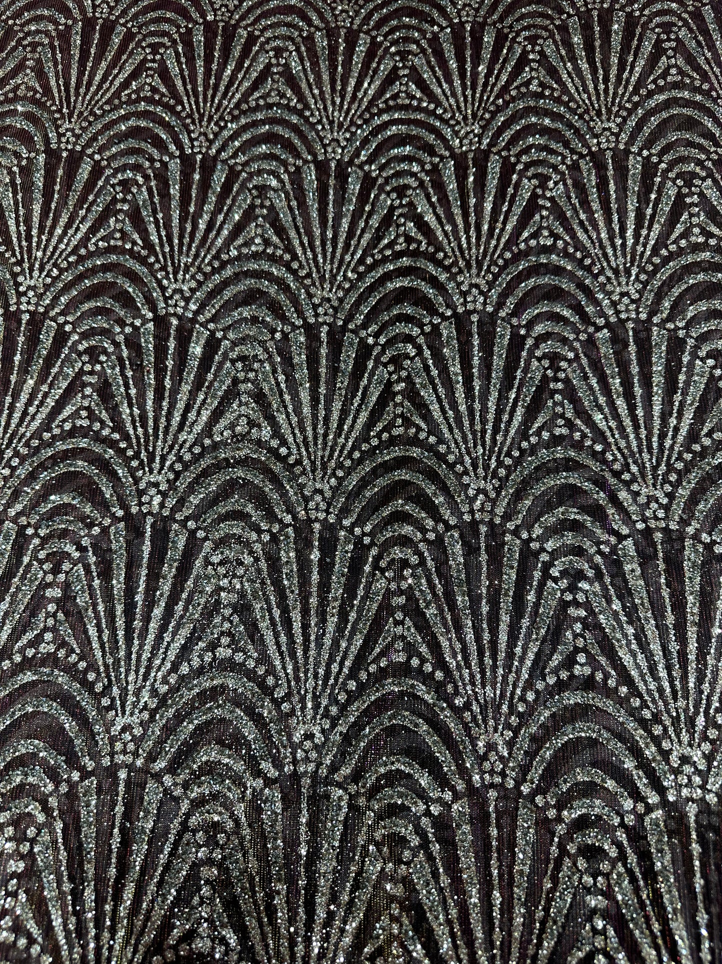 Double Tone Burgandy Lace 56" Fabric