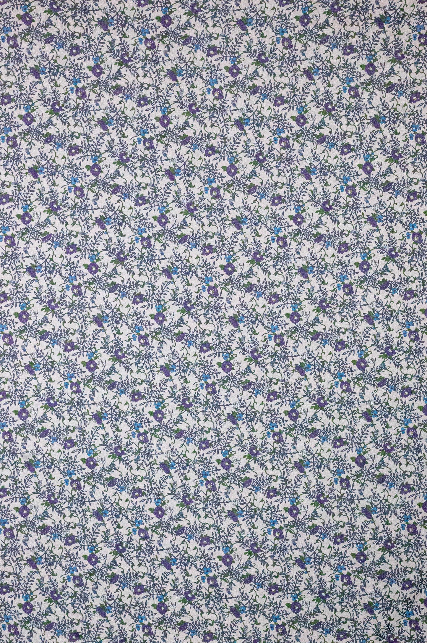 Imported Georgette Floral Purple 58" Fabric