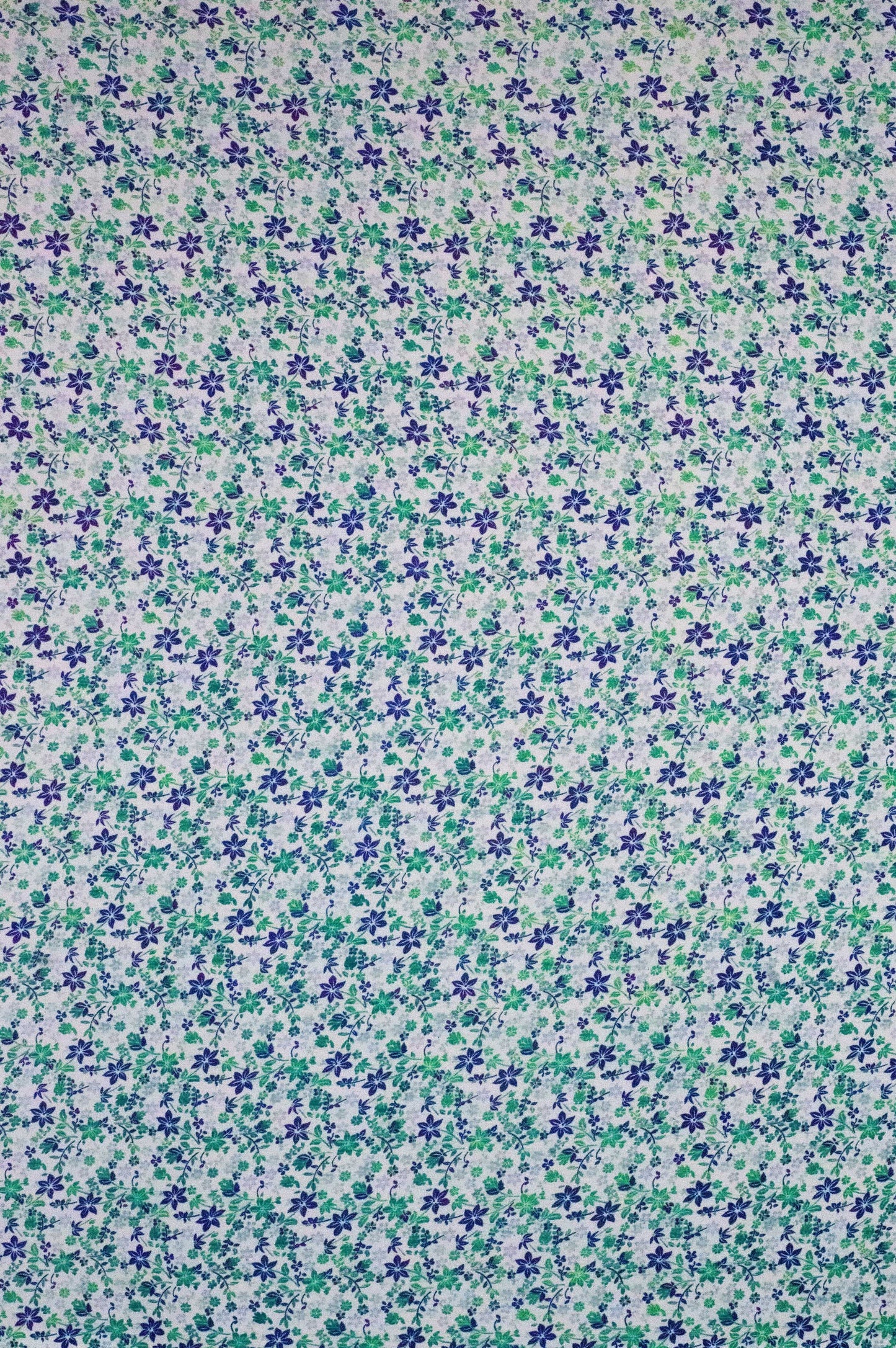 Georgette Cenza Prime Floral Green 44" Fabric