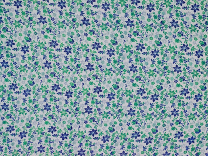 Georgette Cenza Prime Floral Green 44" Fabric