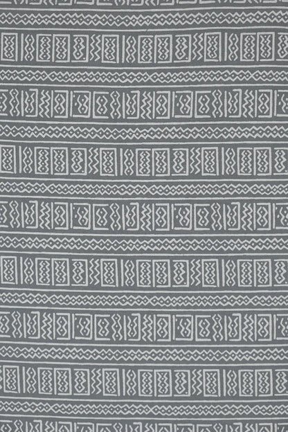 Foam Print Aztec Grey Fabric