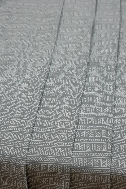 Foam Print Aztec Grey Fabric