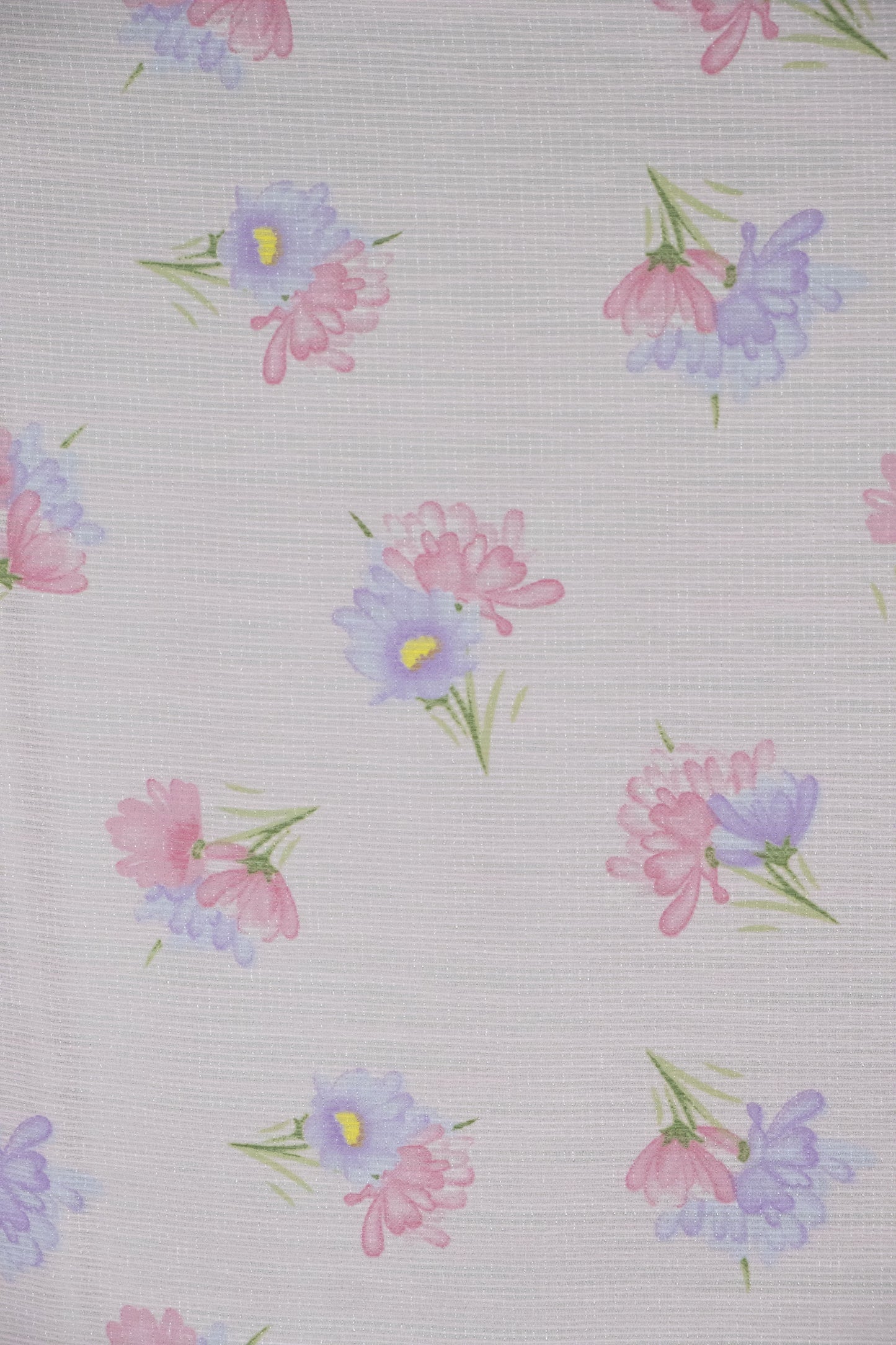 Crepe Folin Floral Pink Small Fabric