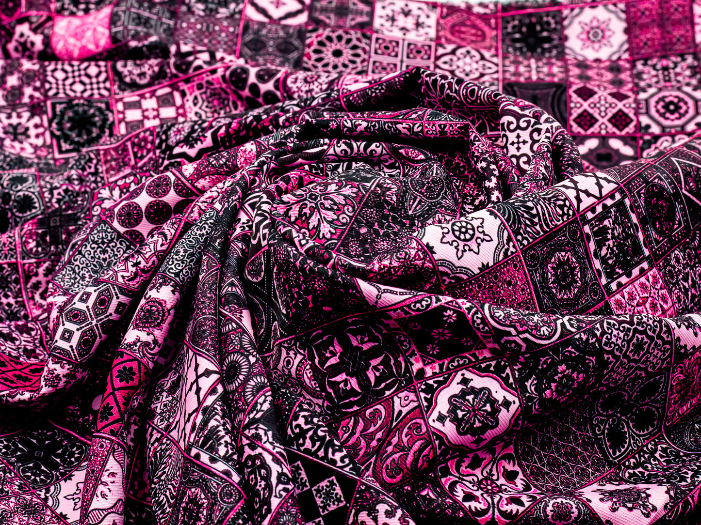 BSY Printed Japanese Pink 58" Fabrics