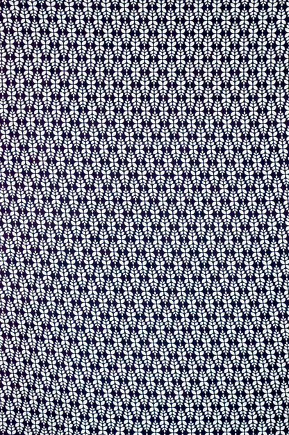 BSY Printed Floral Navy Blue 58" Fabrics