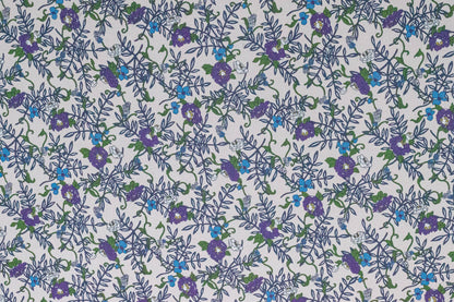 Imported Georgette Floral Purple 58" Fabric