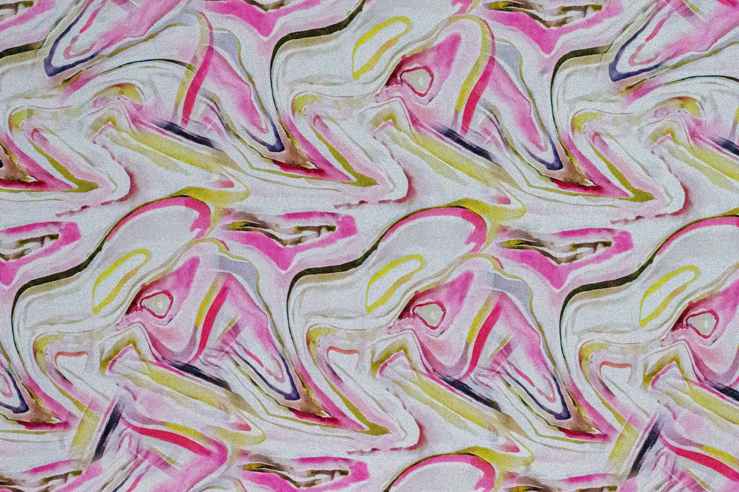 Printed Swirl Pink Fabric