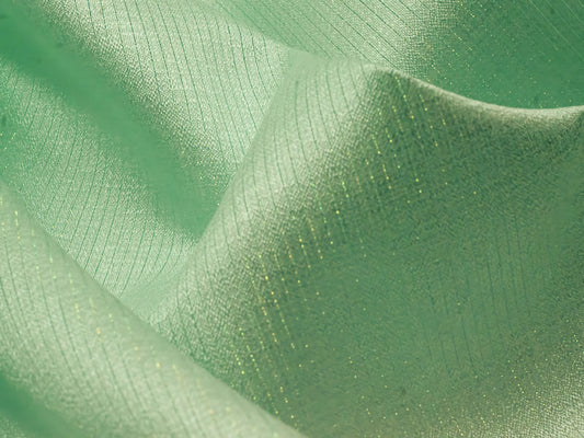 Kavier Metallic Mint Green  58" Fabric