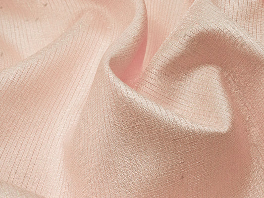 Kavier Metallic Baby Pink 58" Fabric