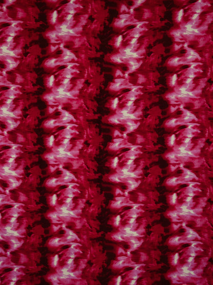 Abstract Maroon and Pink Print 58"Fabric
